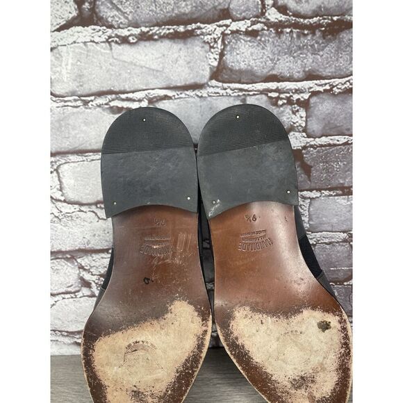 Florsheim Handmade Gray Leather Slip On Loafers Dress Shoes Men Sz 9.5D US/43EU - Picture 7 of 16